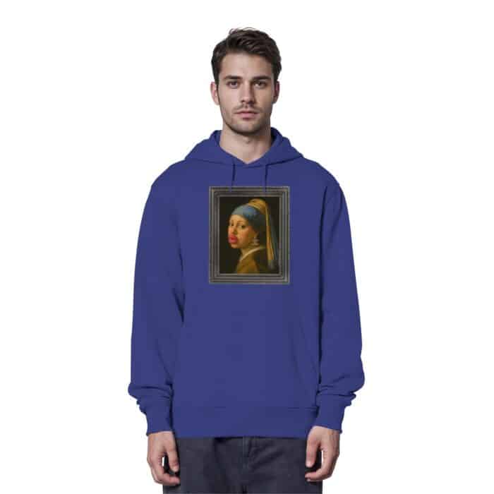 Das Mädchen mit dem Ohrring - Organic Hoodie – Bild 14
