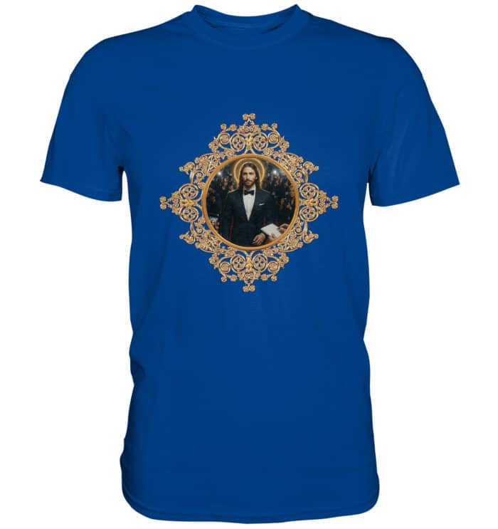 Jesus in Smoking - Premium Classic T-Shirt – Bild 5
