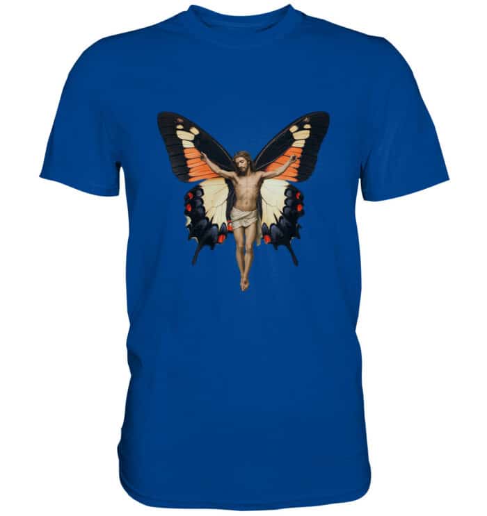 Jesus Butterfly 7 - Premium Classic T-Shirt – Bild 5
