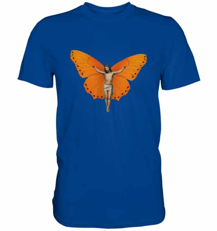 Jesus Butterfly 9 - Premium Classic T-Shirt – Bild 5