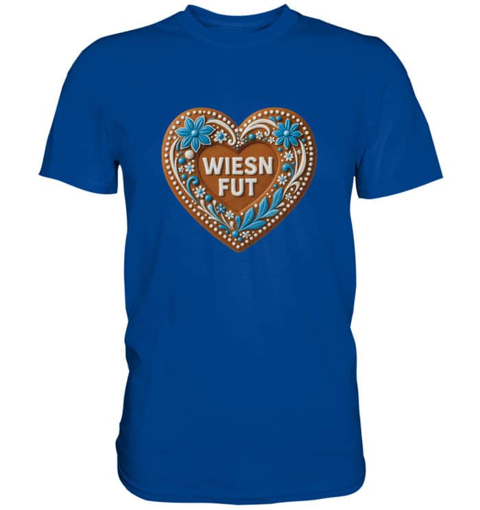 Lebkuchenherz Wiesn Fut - Premium Classic T-Shirt – Bild 5