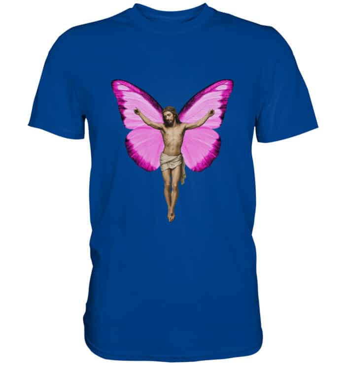 Jesus Butterfly 3 - Premium Classic T-Shirt – Bild 5