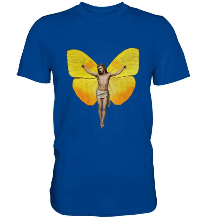 Jesus Butterfly 2 - Premium Classic T-Shirt – Bild 5