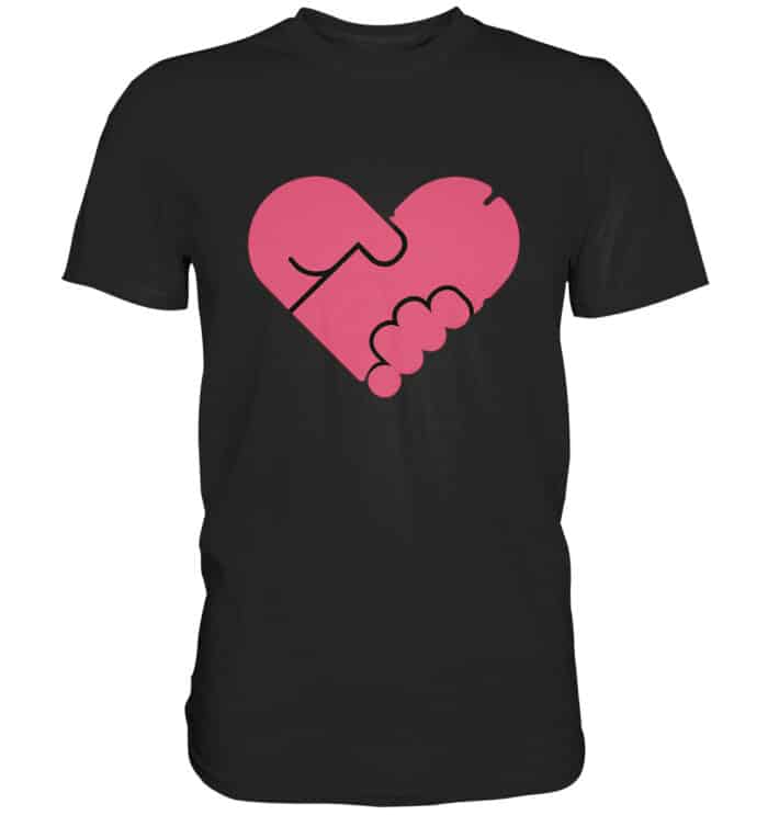 Pens heart - Premium Classic T-Shirt – Bild 1