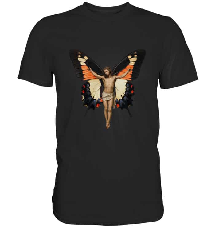 Jesus Butterfly 7 - Premium Classic T-Shirt – Bild 1