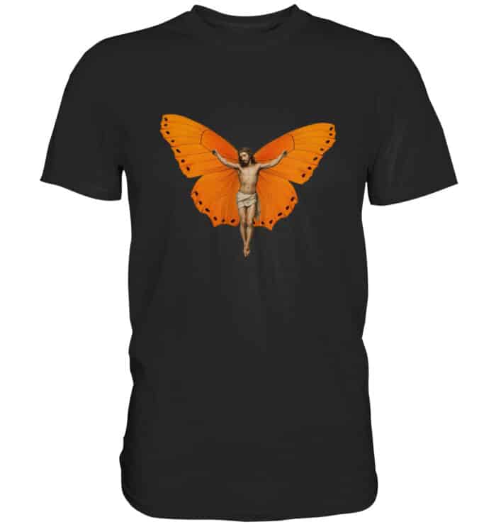 Jesus Butterfly 9 - Premium Classic T-Shirt – Bild 1