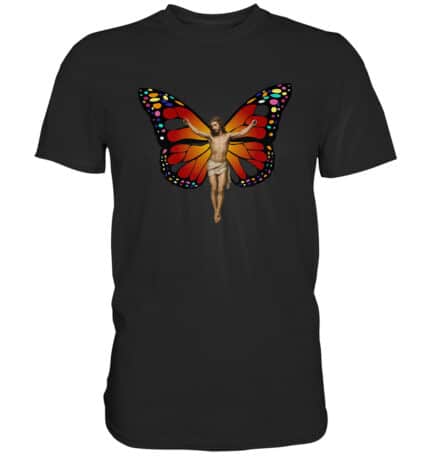 Jesus Butterfly 10 - Premium Classic T-Shirt