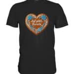 Lebkuchenherz Burschi - Premium Classic T-Shirt