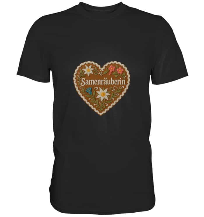 Herz Samenräuberin - Premium Classic T-Shirt – Bild 1