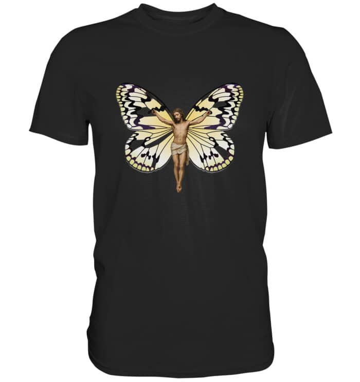 Jesus Butterfly 6 - Premium Classic T-Shirt – Bild 1
