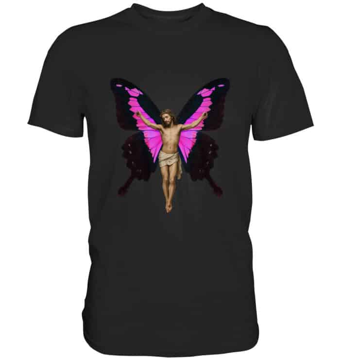 Jesus Butterfly 5 - Premium Classic T-Shirt – Bild 1