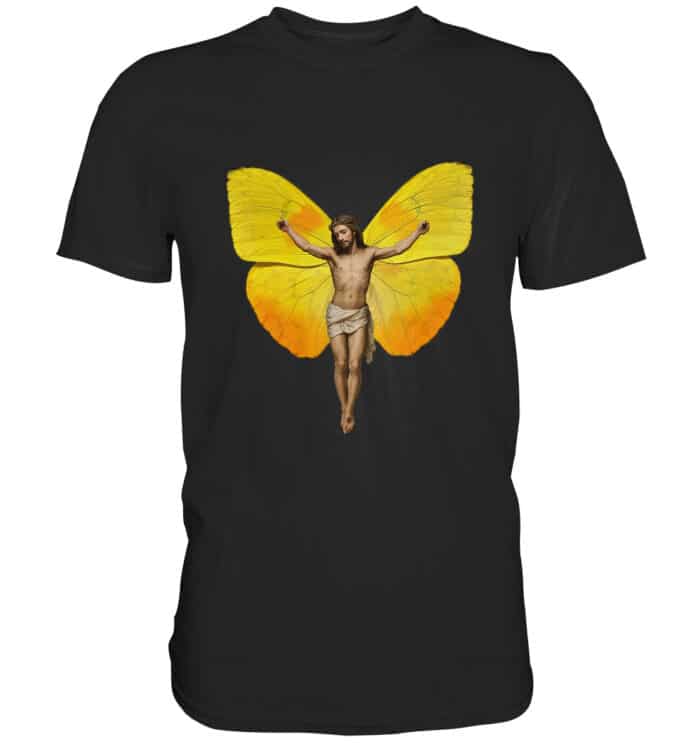 Jesus Butterfly 2 - Premium Classic T-Shirt – Bild 1