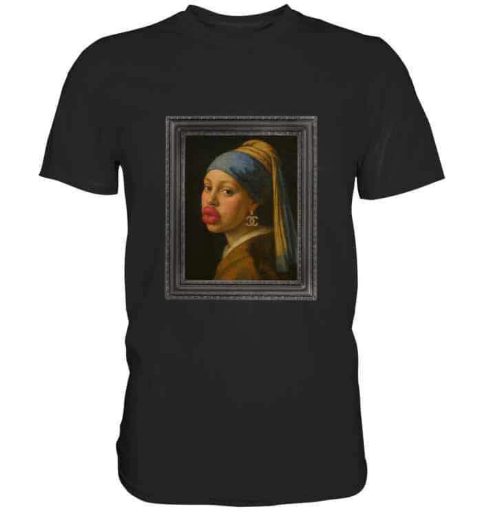 Das Mädchen mit dem Ohrring - Premium Classic T-Shirt – Bild 1