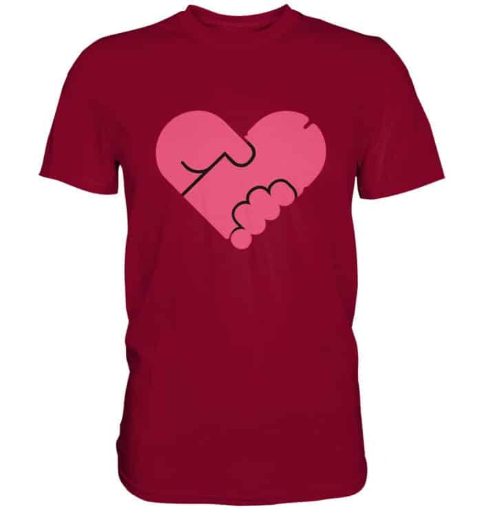 Pens heart - Premium Classic T-Shirt – Bild 18