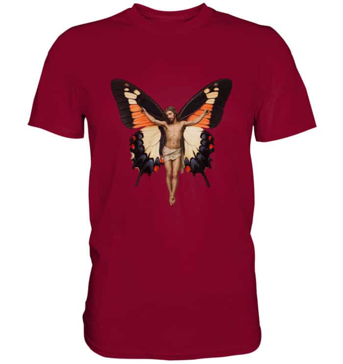 Jesus Butterfly 7 - Premium Classic T-Shirt – Bild 18
