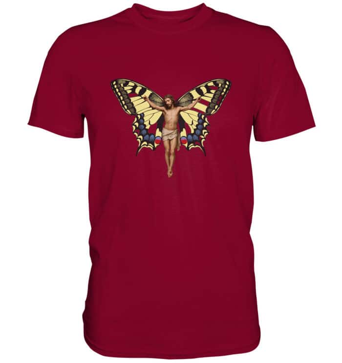 Jesus Butterfly 8 - Premium Classic T-Shirt – Bild 18