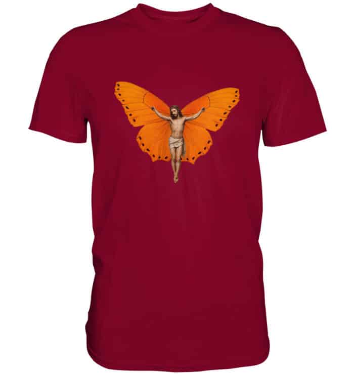 Jesus Butterfly 9 - Premium Classic T-Shirt – Bild 18