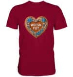 Lebkuchenherz Wiesn Fut - Premium Classic T-Shirt – Bild 18