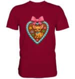 Lebkuchenherz Chihuahua - Premium Classic T-Shirt – Bild 18