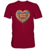 Lebkuchenherz Burschi - Premium Classic T-Shirt – Bild 18