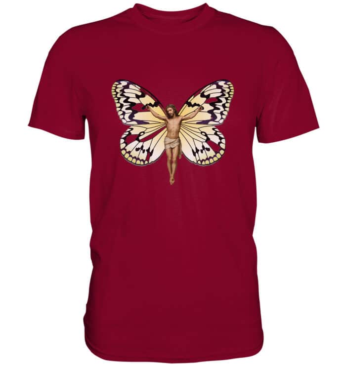 Jesus Butterfly 6 - Premium Classic T-Shirt – Bild 18