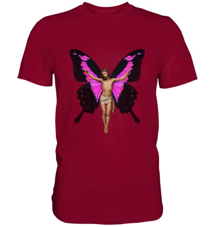 Jesus Butterfly 5 - Premium Classic T-Shirt – Bild 18
