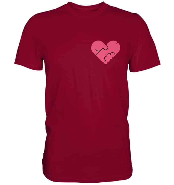 Pens Heart small - Premium Classic T-Shirt – Bild 18