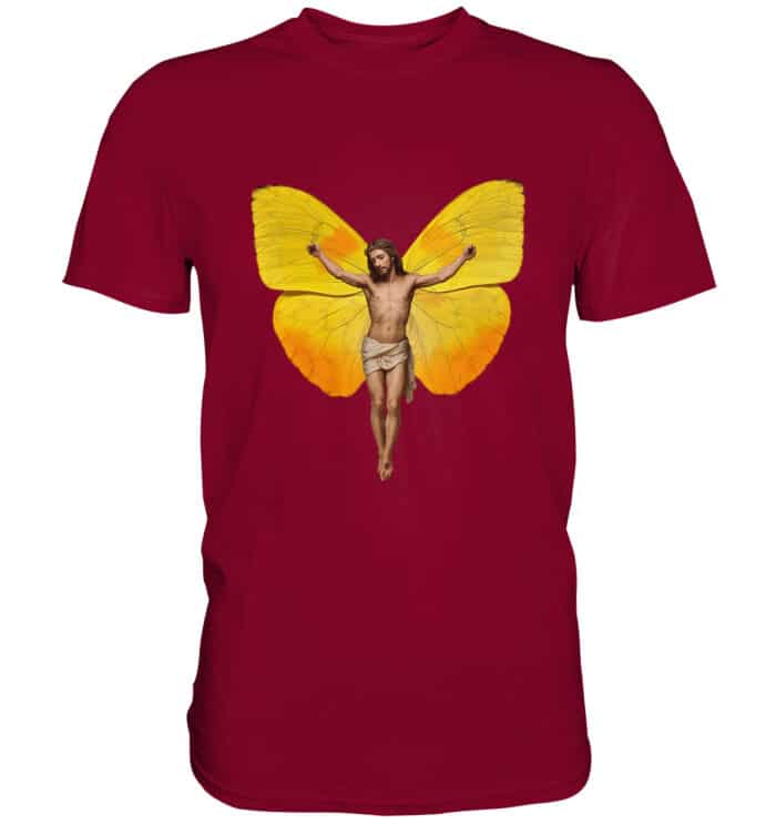 Jesus Butterfly 2 - Premium Classic T-Shirt – Bild 18