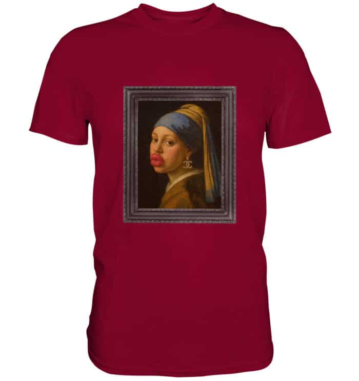Das Mädchen mit dem Ohrring - Premium Classic T-Shirt – Bild 18