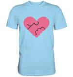 Pens heart - Premium Classic T-Shirt – Bild 9