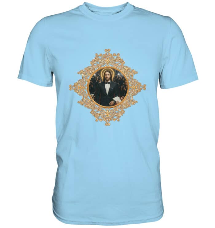 Jesus in Smoking - Premium Classic T-Shirt – Bild 9