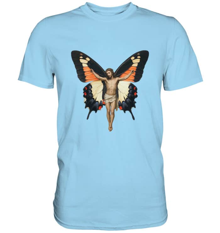 Jesus Butterfly 7 - Premium Classic T-Shirt – Bild 9