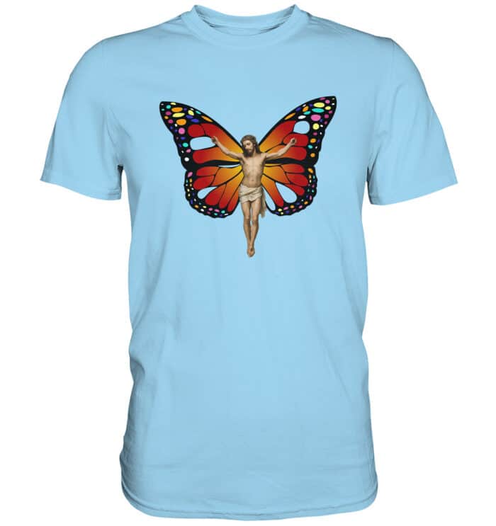 Jesus Butterfly 10 - Premium Classic T-Shirt – Bild 9