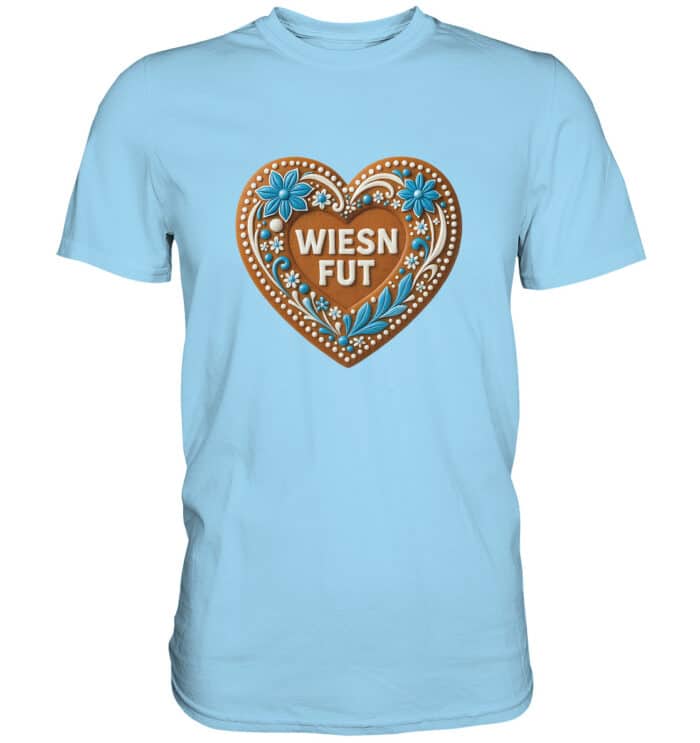 Lebkuchenherz Wiesn Fut - Premium Classic T-Shirt – Bild 9