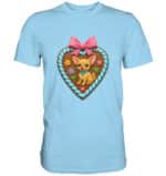 Lebkuchenherz Chihuahua - Premium Classic T-Shirt – Bild 9