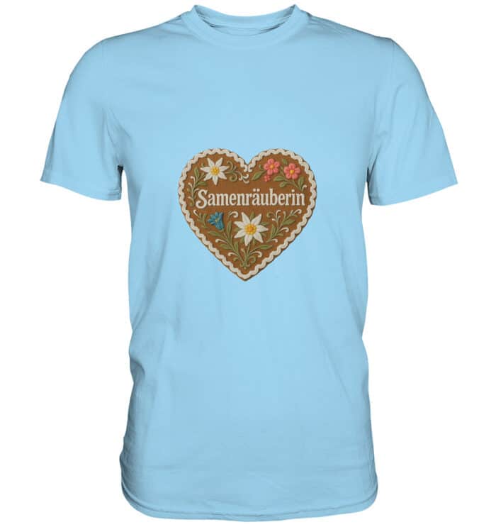 Herz Samenräuberin - Premium Classic T-Shirt – Bild 5