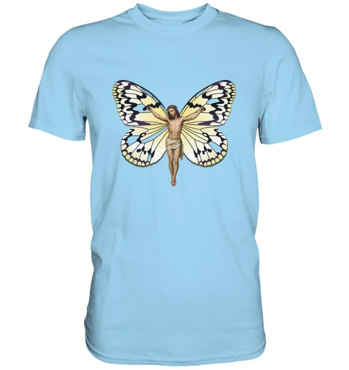 Jesus Butterfly 6 - Premium Classic T-Shirt – Bild 9