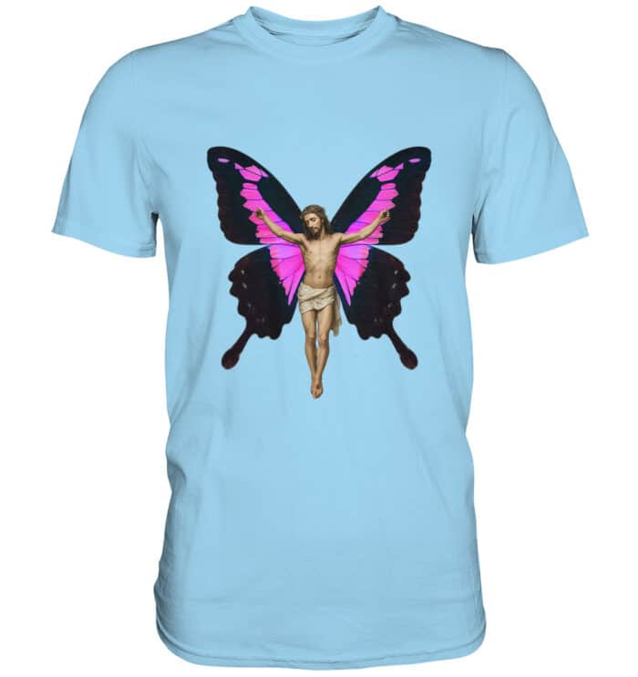 Jesus Butterfly 5 - Premium Classic T-Shirt – Bild 9