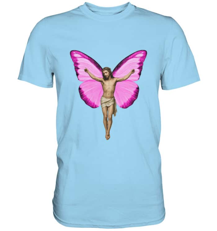 Jesus Butterfly 3 - Premium Classic T-Shirt – Bild 9