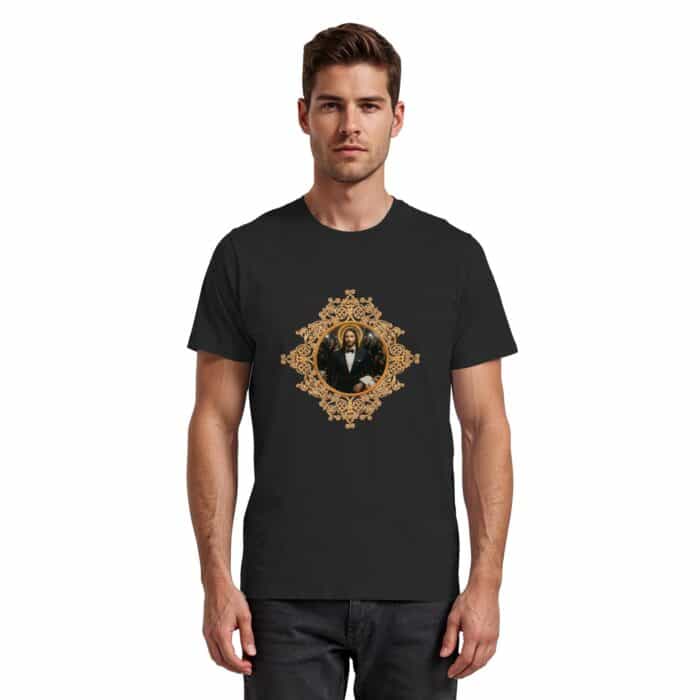 Jesus in Smoking - Premium Classic T-Shirt – Bild 4