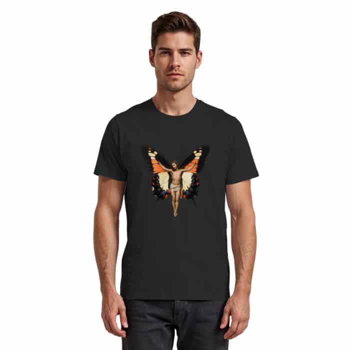 Jesus Butterfly 7 - Premium Classic T-Shirt – Bild 4