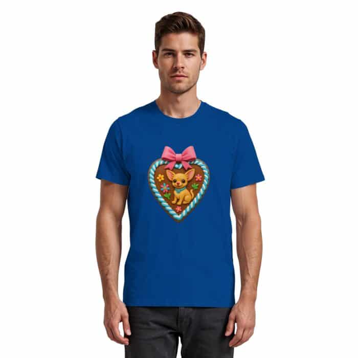 Lebkuchenherz Chihuahua - Premium Classic T-Shirt – Bild 6