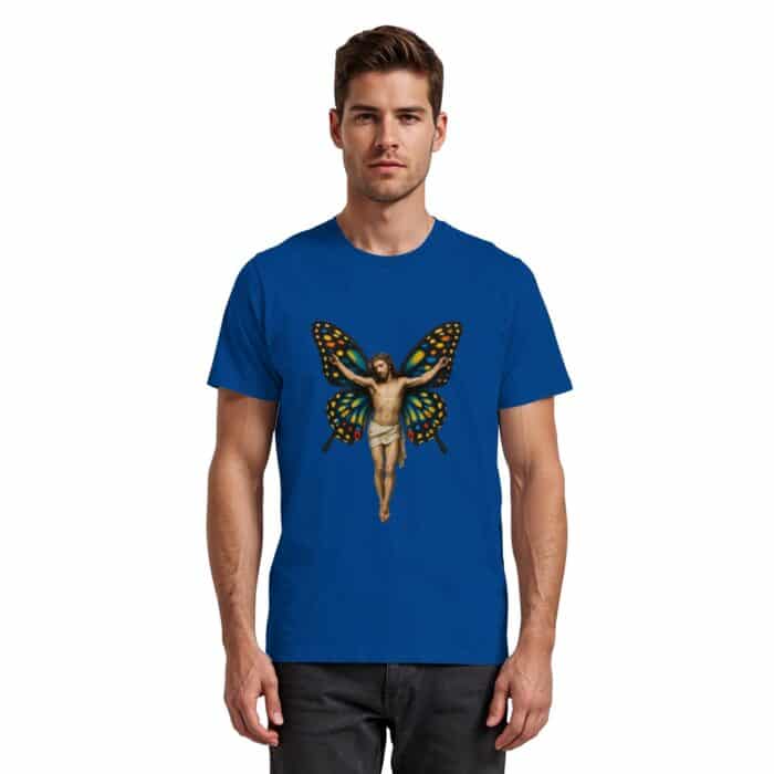 Jesus Butterfly 1 - Premium Classic T-Shirt – Bild 6