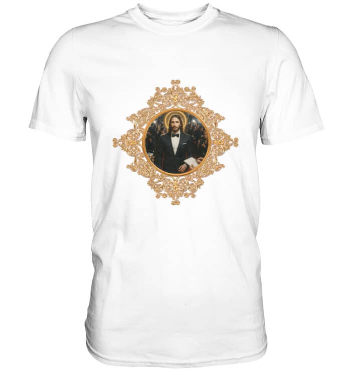 Jesus in Smoking - Premium Classic T-Shirt – Bild 14