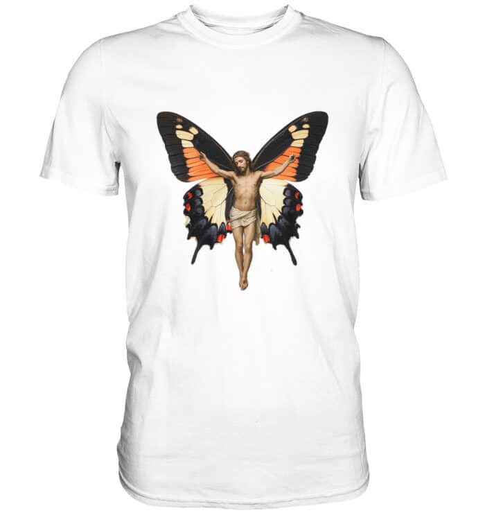 Jesus Butterfly 7 - Premium Classic T-Shirt – Bild 14