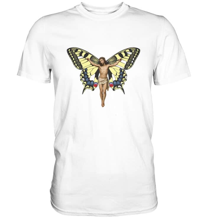 Jesus Butterfly 8 - Premium Classic T-Shirt – Bild 14