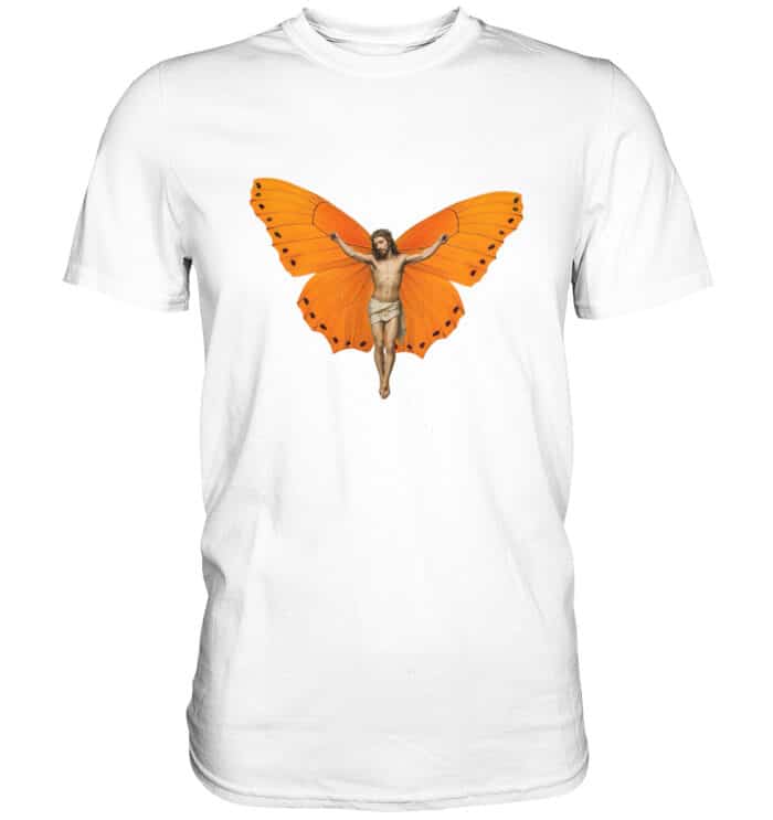 Jesus Butterfly 9 - Premium Classic T-Shirt – Bild 14