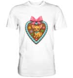Lebkuchenherz Chihuahua - Premium Classic T-Shirt – Bild 14