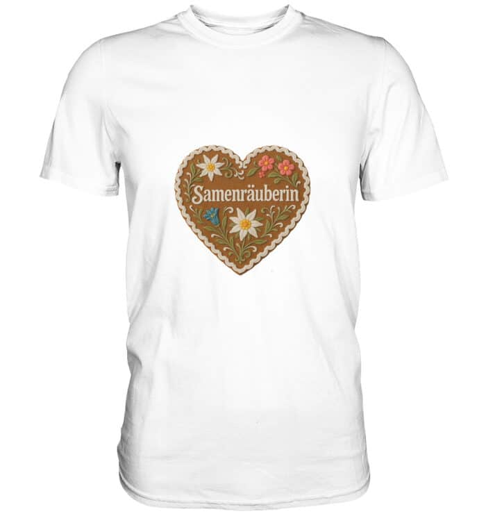 Herz Samenräuberin - Premium Classic T-Shirt – Bild 7