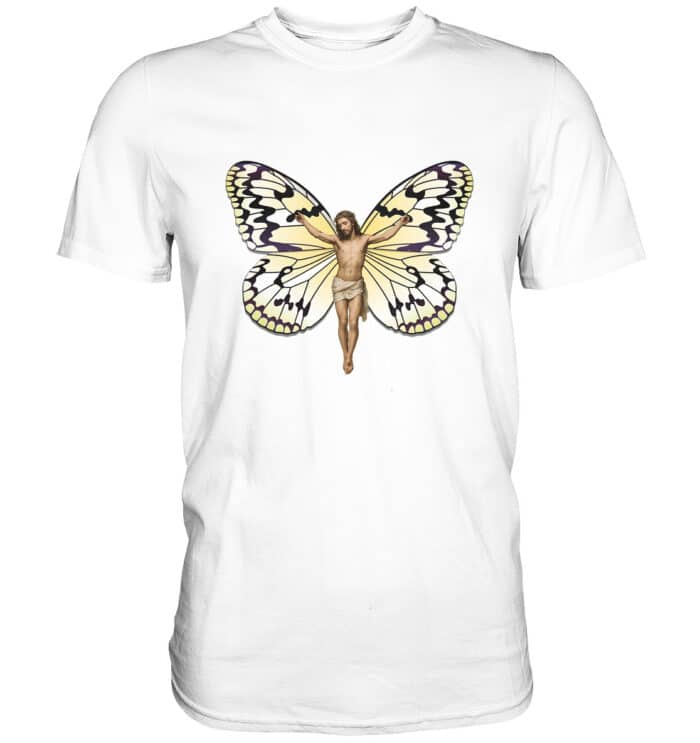 Jesus Butterfly 6 - Premium Classic T-Shirt – Bild 14